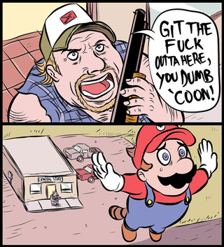 Illustration for article titled NSFW: Mario Shouldn't Have To Put Up With This